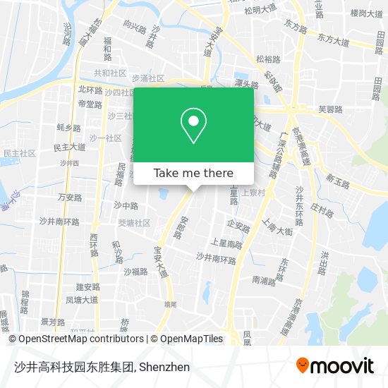 沙井高科技园东胜集团 map