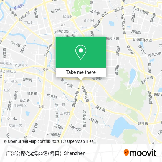 广深公路/沈海高速(路口) map