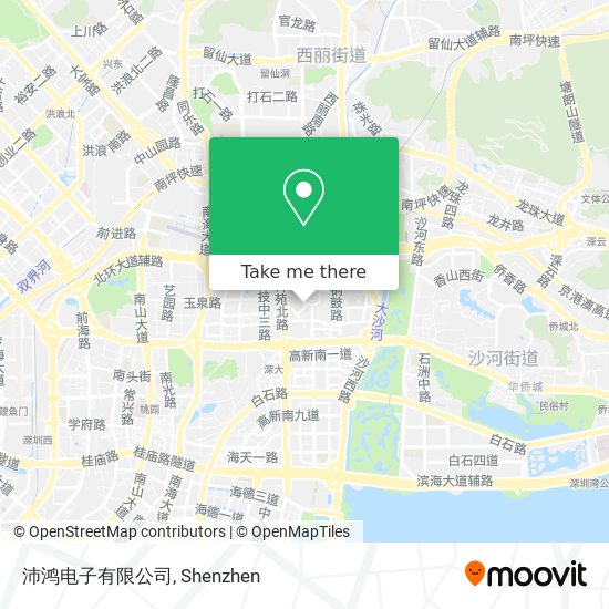 沛鸿电子有限公司 map