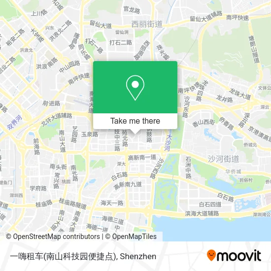 一嗨租车(南山科技园便捷点) map