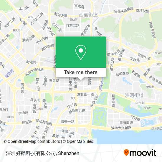 深圳好酷科技有限公司 map