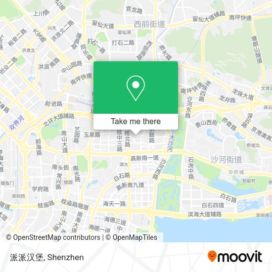 派派汉堡 map