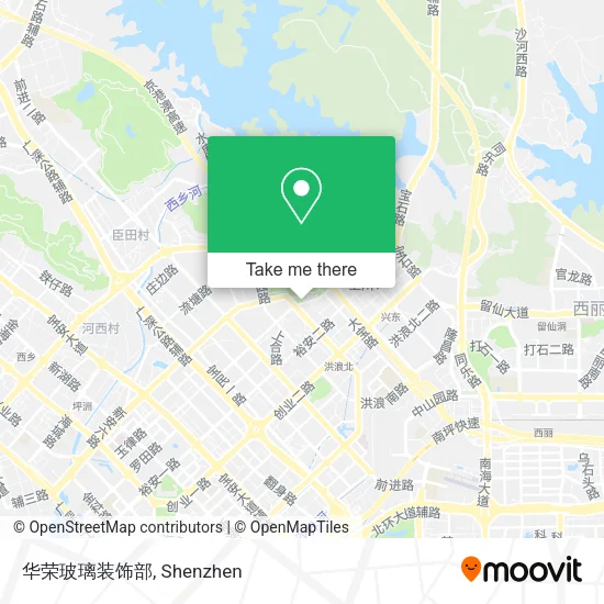 华荣玻璃装饰部 map