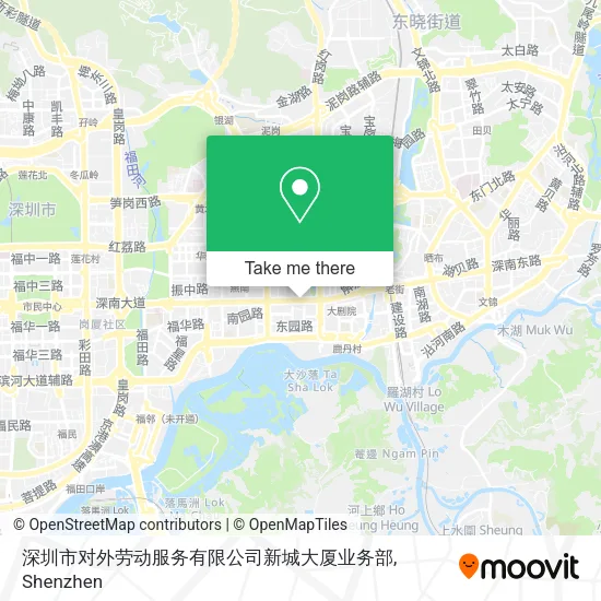 深圳市对外劳动服务有限公司新城大厦业务部 map