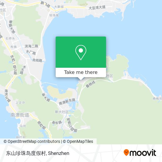 东山珍珠岛度假村 map