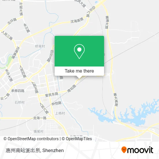 惠州南站派出所 map