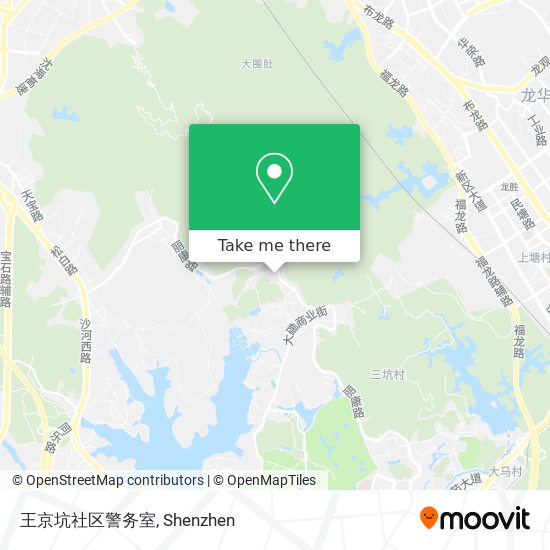 王京坑社区警务室 map