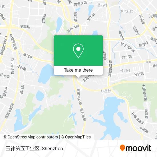 玉律第五工业区 map