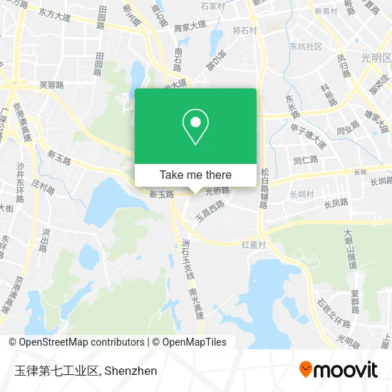 玉律第七工业区 map