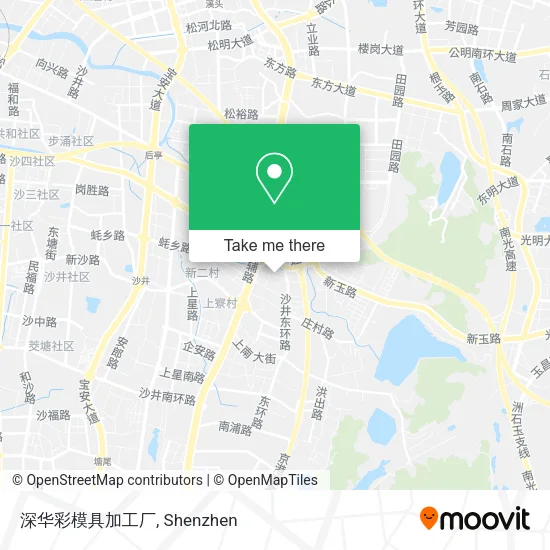深华彩模具加工厂 map