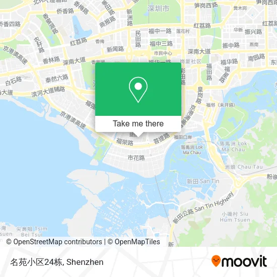 名苑小区24栋 map