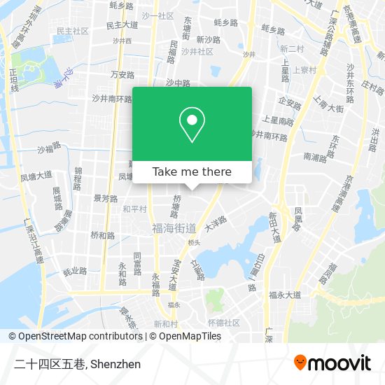 二十四区五巷 map