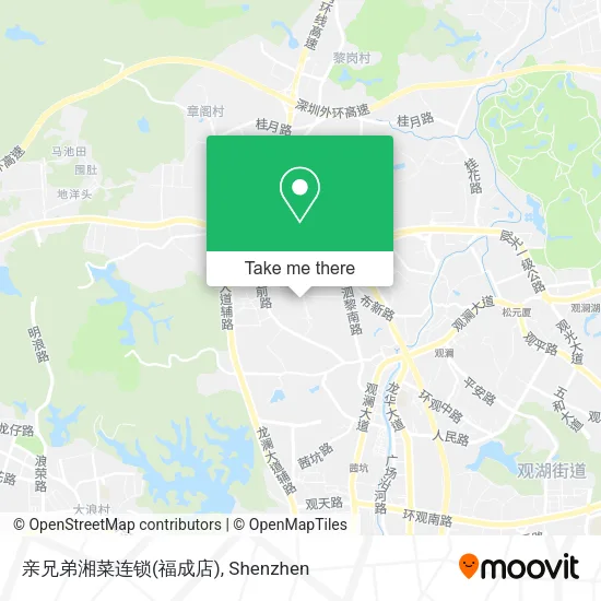 亲兄弟湘菜连锁(福成店) map