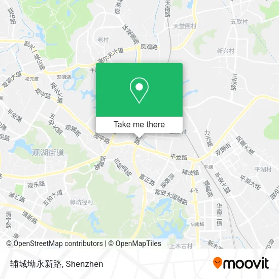 辅城坳永新路 map