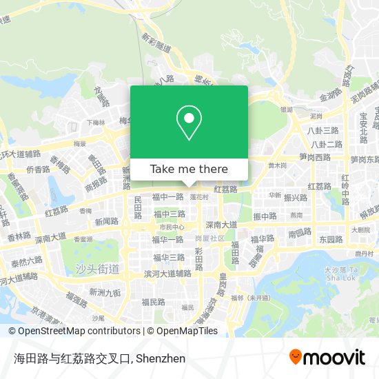 海田路与红荔路交叉口 map