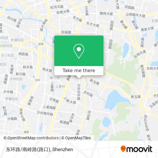 东环路/南岭路(路口) map