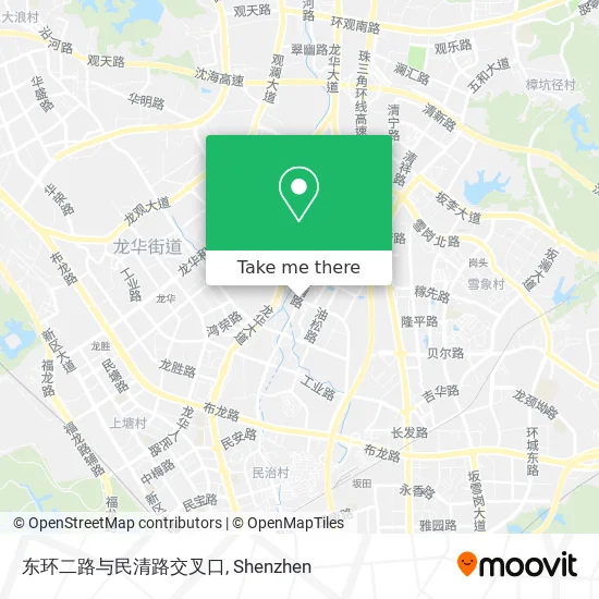 东环二路与民清路交叉口 map