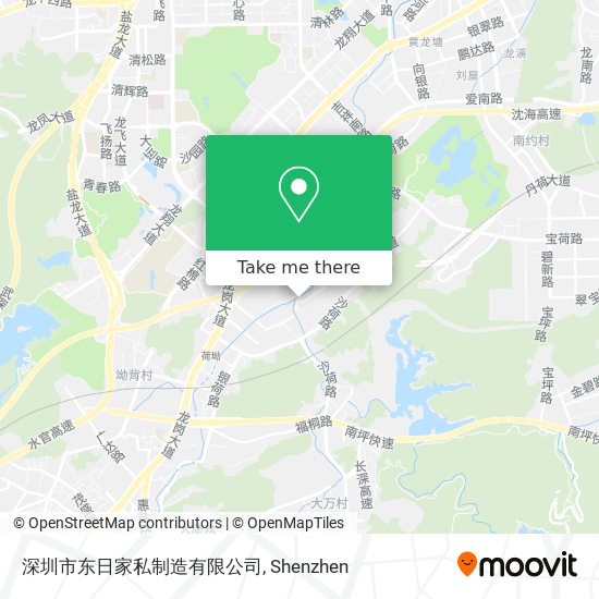 深圳市东日家私制造有限公司 map