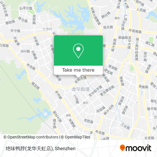 绝味鸭脖(龙华天虹店) map