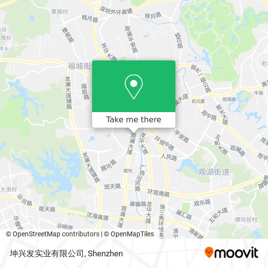 坤兴发实业有限公司 map