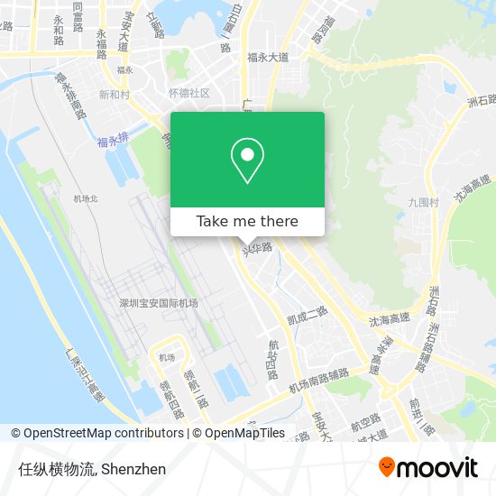 任纵横物流 map