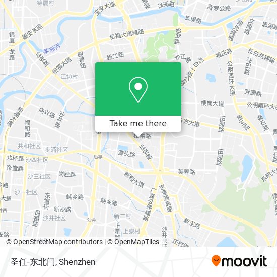 圣任-东北门 map