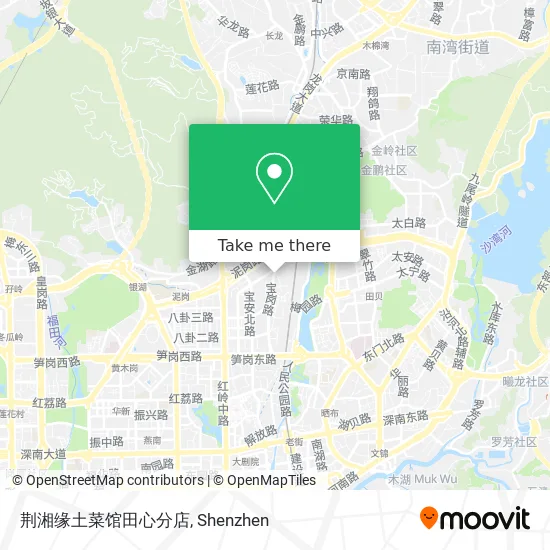 荆湘缘土菜馆田心分店 map