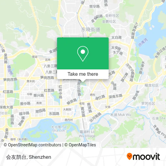 会友鹊台 map