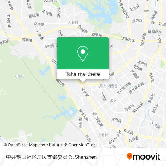 中共鹊山社区居民支部委员会 map