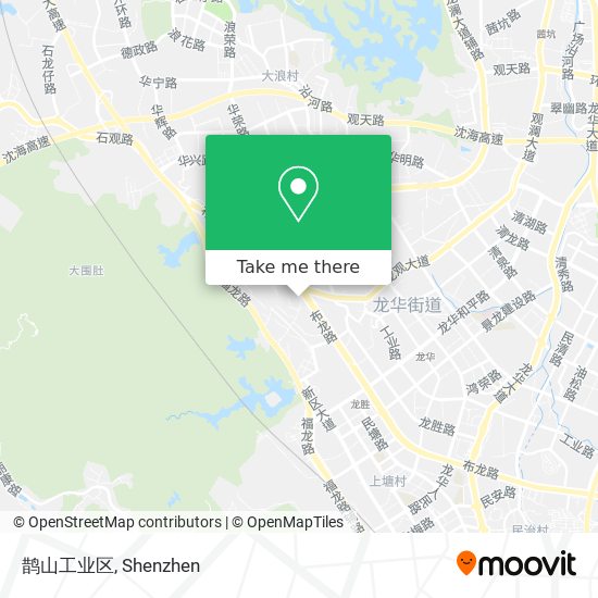 鹊山工业区 map