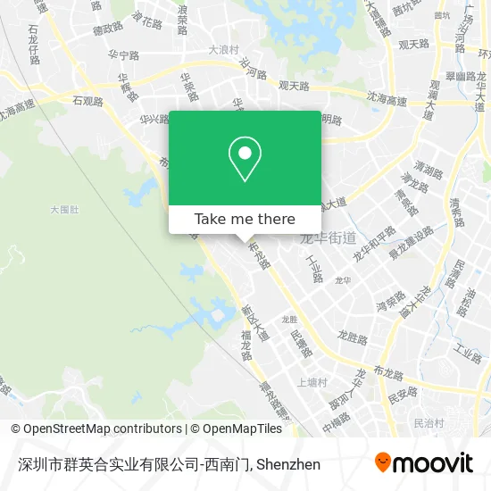 深圳市群英合实业有限公司-西南门 map