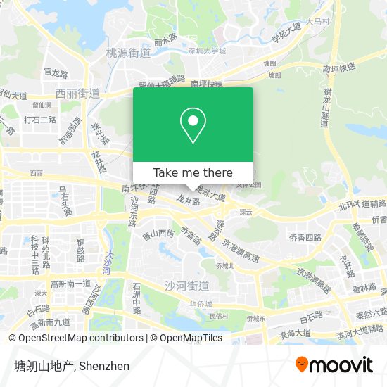塘朗山地产 map