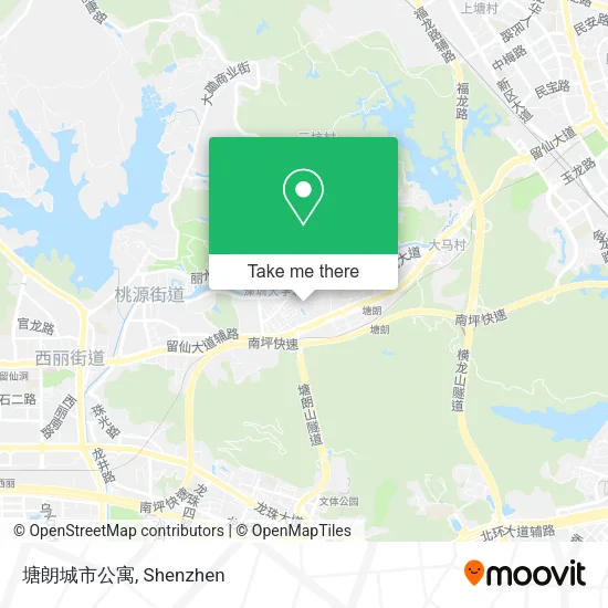 塘朗城市公寓 map