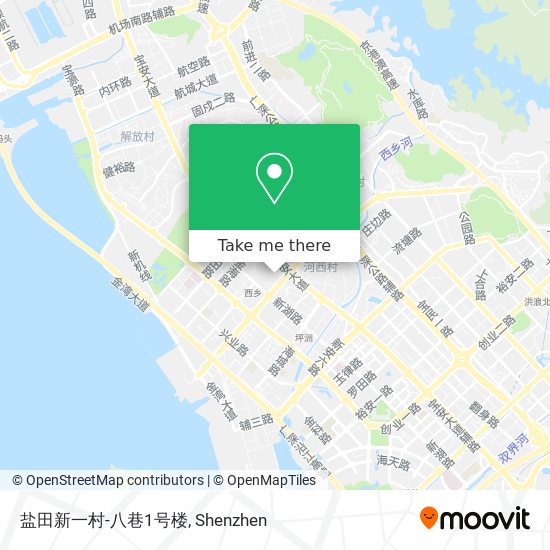 盐田新一村-八巷1号楼 map