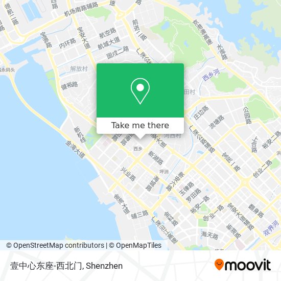 壹中心东座-西北门 map