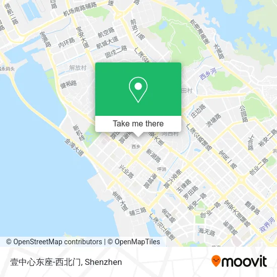 壹中心东座-西北门 map