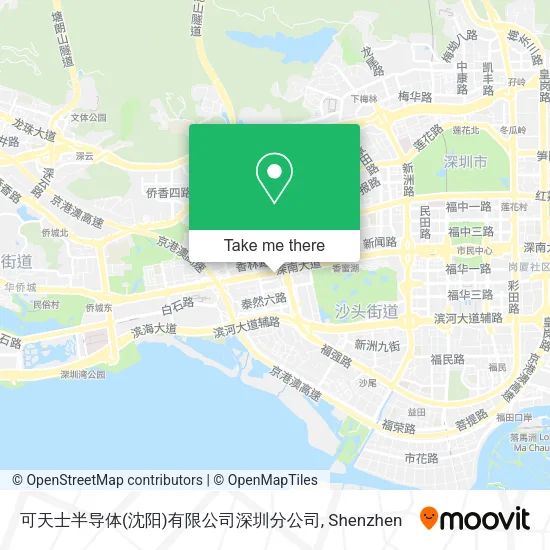可天士半导体(沈阳)有限公司深圳分公司 map