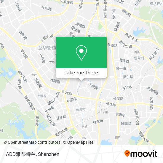 ADD雅蒂诗兰 map