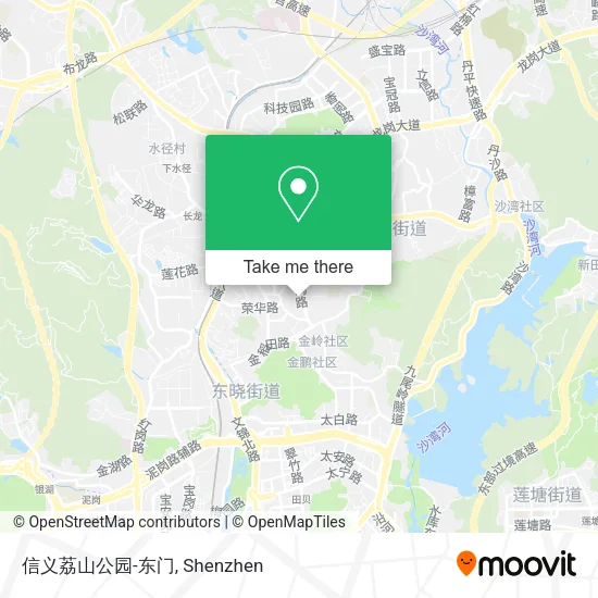 信义荔山公园-东门 map