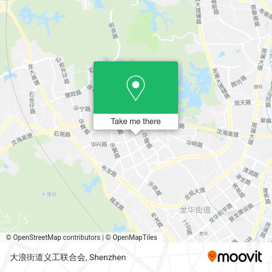 大浪街道义工联合会 map