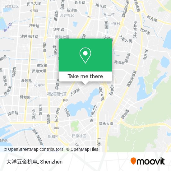 大洋五金机电 map