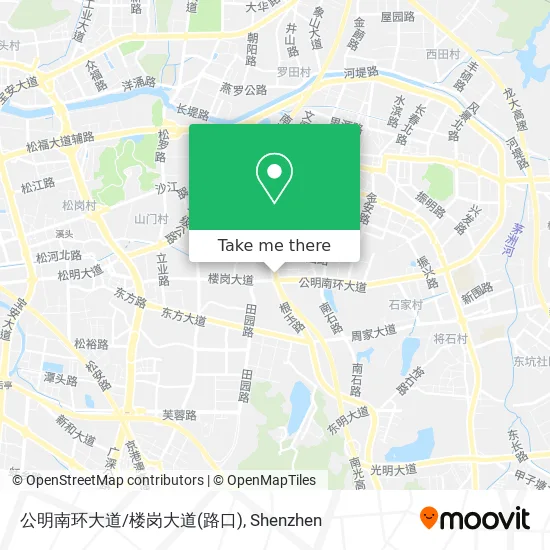 公明南环大道/楼岗大道(路口) map