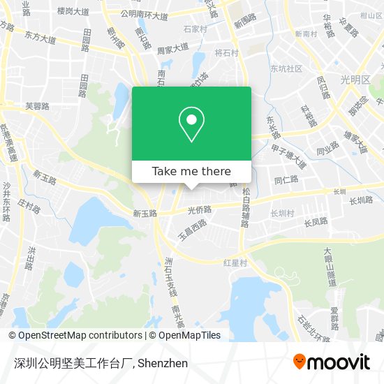 深圳公明坚美工作台厂 map
