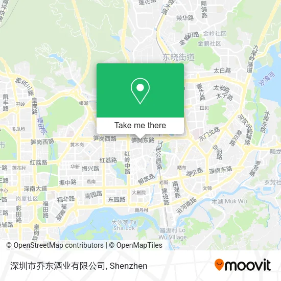 深圳市乔东酒业有限公司 map