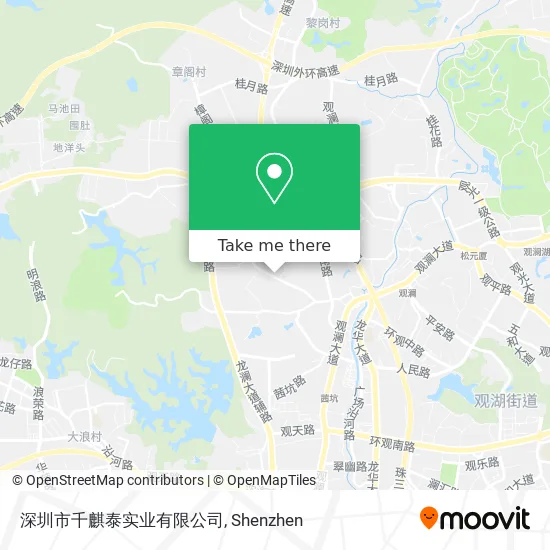 深圳市千麒泰实业有限公司 map