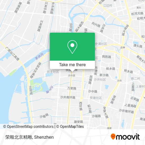 荣顺北京精雕 map