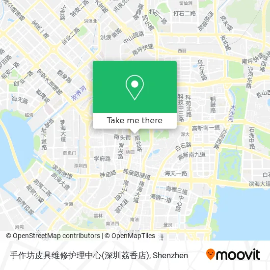 手作坊皮具维修护理中心(深圳荔香店) map