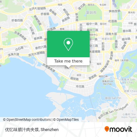 优忆味腊汁肉夹馍 map