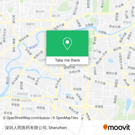 深圳人民医药有限公司 map