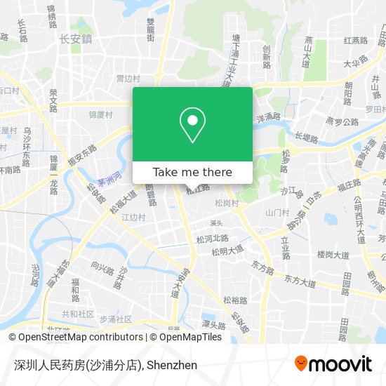 深圳人民药房(沙浦分店) map